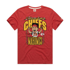 Patrick Mahomes Kansas City Chiefs Homage Unisex Caricature Player Graphic Tri-Blend T-Shirt - Red on sale