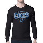 Indianapolis Colts Starter Team Track Graphic Long Sleeve T-Shirt - Black cheap