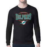 Miami Dolphins Starter Team Track Graphic Long Sleeve T-Shirt - Black for sale