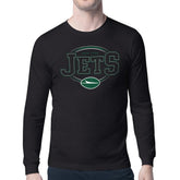 New York Jets Starter Team Track Graphic Long Sleeve T-Shirt - Black on sale