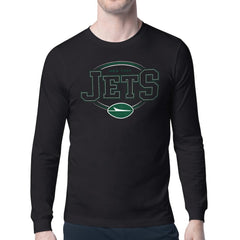 New York Jets Starter Team Track Graphic Long Sleeve T-Shirt - Black on sale
