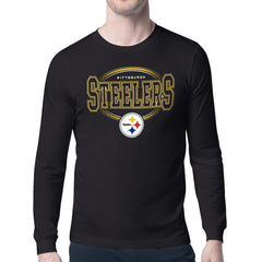 Pittsburgh Steelers Starter Team Track Graphic Long Sleeve T-Shirt - Black online
