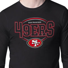 San Francisco 49ers Starter Team Track Graphic Long Sleeve T-Shirt - Black sale