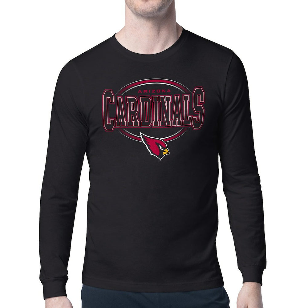 Arizona Cardinals Starter Team Track Graphic Long Sleeve T-Shirt - Black outlet