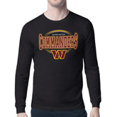 Washington Commanders Starter Team Track Graphic Long Sleeve T-Shirt - Black for sale