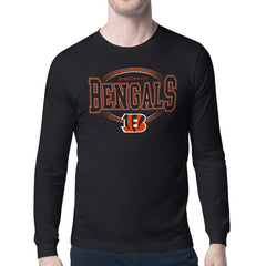 Cincinnati Bengals Starter Team Track Graphic Long Sleeve T-Shirt - Black for sale
