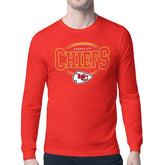 Kansas City Chiefs Starter Team Track Graphic Long Sleeve T-Shirt - Red outlet