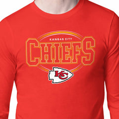 Kansas City Chiefs Starter Team Track Graphic Long Sleeve T-Shirt - Red outlet