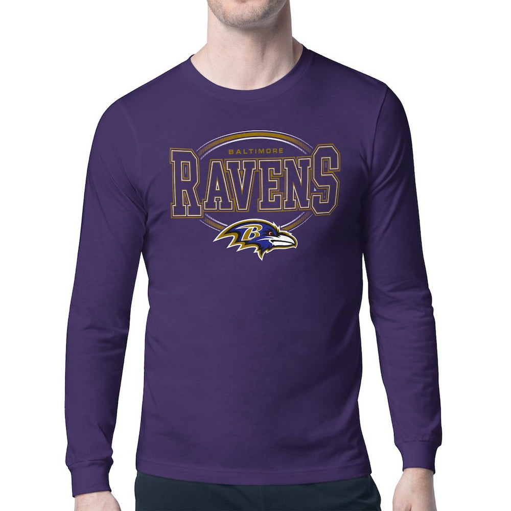 Baltimore Ravens Starter Team Track Graphic Long Sleeve T-Shirt - Purple for sale