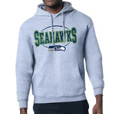 Seattle Seahawks Starter Team Track Graphic Pullover Hoodie - Heather Gray discount