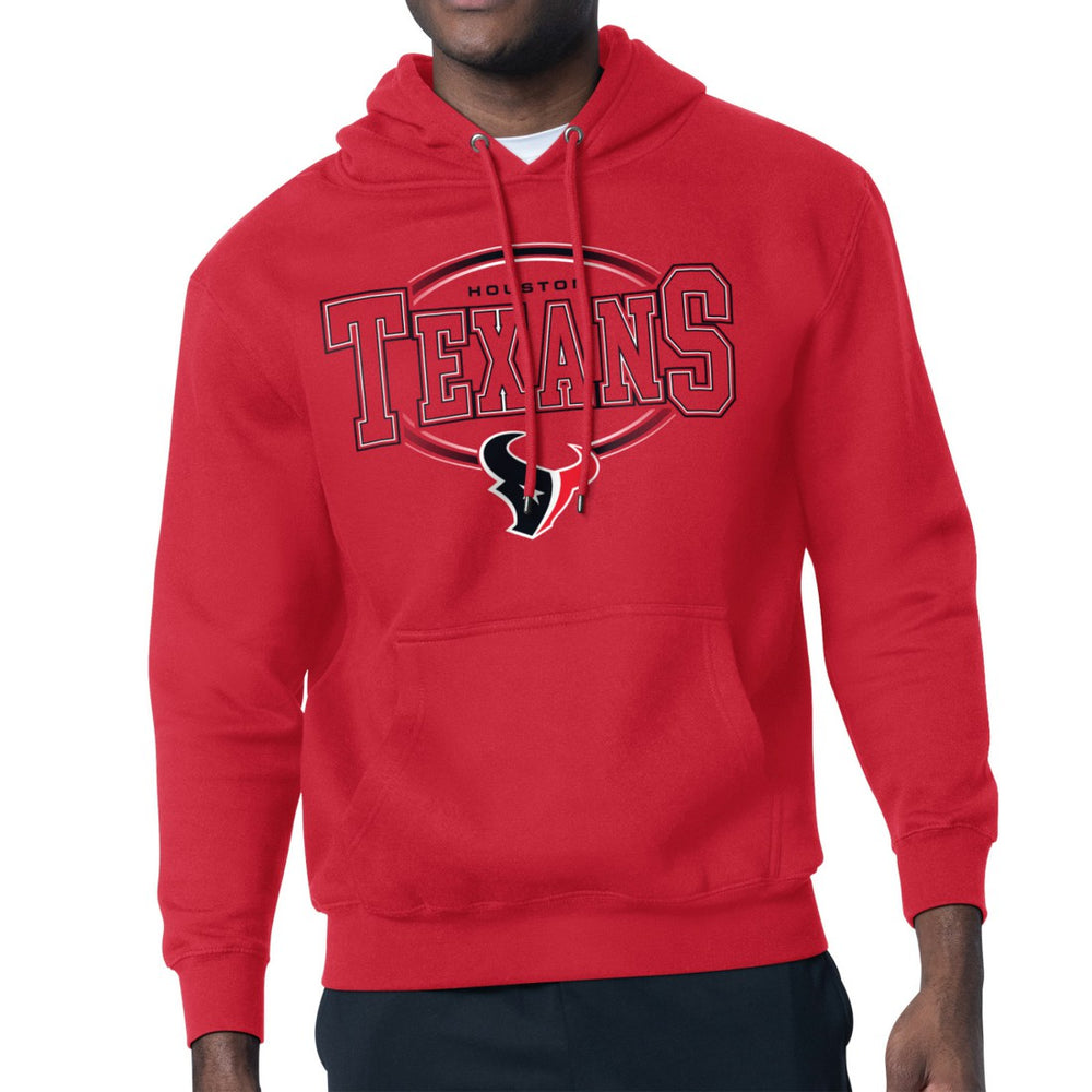 Houston Texans Starter Team Track Graphic Pullover Hoodie - Red cheap