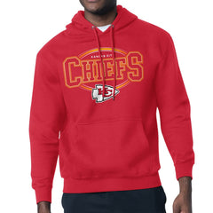 Kansas City Chiefs Starter Team Track Graphic Pullover Hoodie - Red sale
