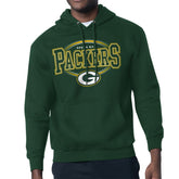 Green Bay Packers Starter Team Track Graphic Pullover Hoodie - Green cheap