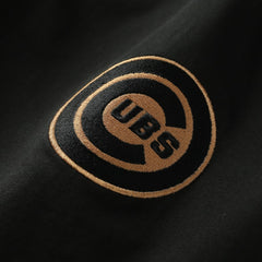 Chicago Cubs Bronze Logo with Cross Bats Established T-Shirt - Black | New Era
