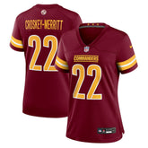 Jacory Croskey-Merritt Washington Commanders Women's Team Game Jersey - Burgundy | Nike sale