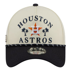 Houston Astros 2026 Spring Training Fan Pack Rope A-Frame 9FORTY Adjustable Hat - Cream | New Era