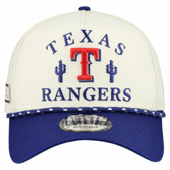 Texas Rangers 2026 Spring Training Fan Pack Rope A-Frame 9FORTY Adjustable Hat - Cream | New Era