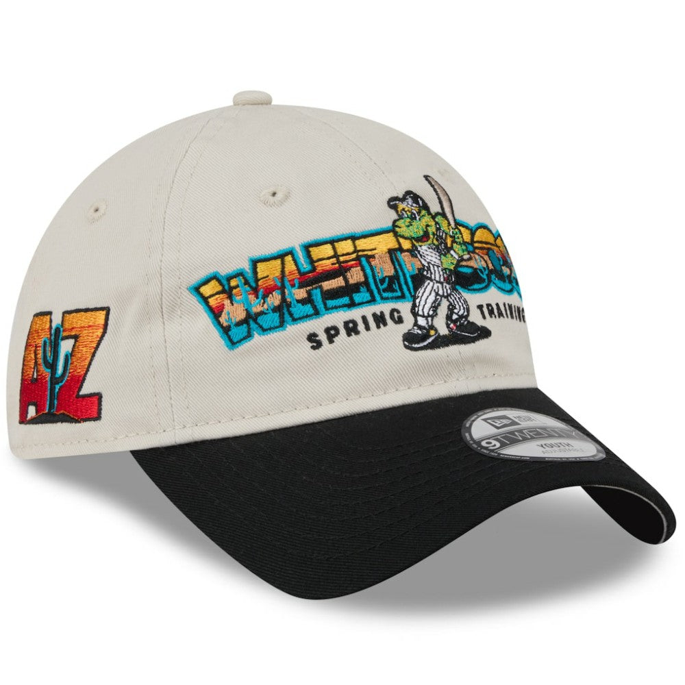 Chicago White Sox Youth 2026 Spring Training Fan Pack Batter 9TWENTY Adjustable Hat - Stone/Black | New Era