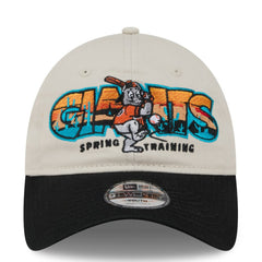 San Francisco Giants Youth 2026 Spring Training Fan Pack Batter 9TWENTY Adjustable Hat - Stone/Black | New Era