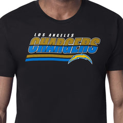 Los Angeles Chargers Starter Logo Push Graphic T-Shirt - Black outlet