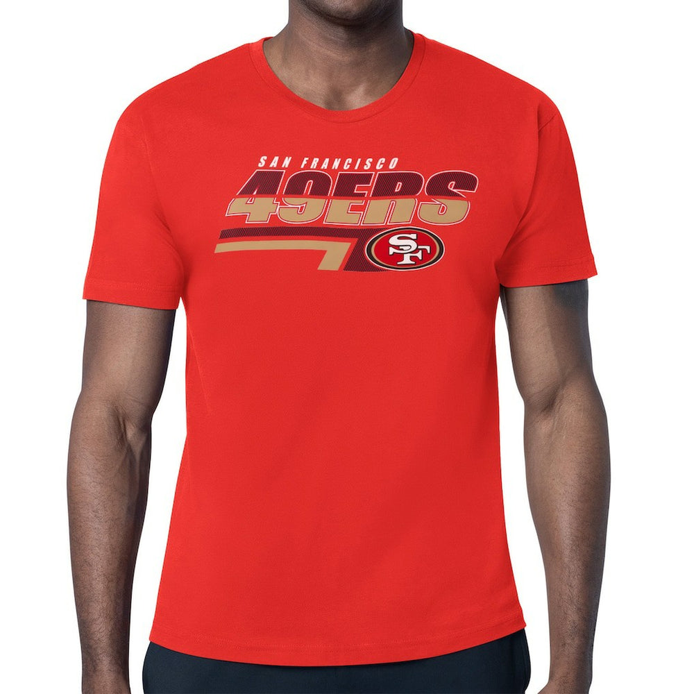 San Francisco 49ers Starter Logo Push Graphic T-Shirt - Scarlet cheap