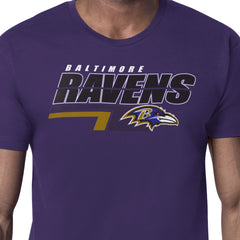 Baltimore Ravens Starter Logo Push Graphic T-Shirt - Purple sale