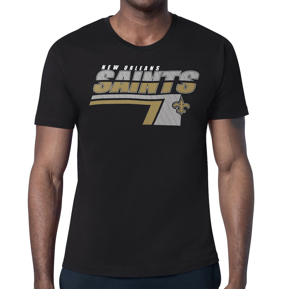 New Orleans Saints Starter Logo Push Graphic T-Shirt - Black discount