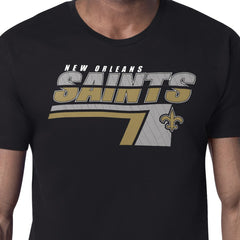 New Orleans Saints Starter Logo Push Graphic T-Shirt - Black discount
