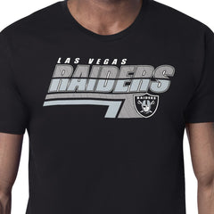 Las Vegas Raiders Starter Logo Push Graphic T-Shirt - Black discount