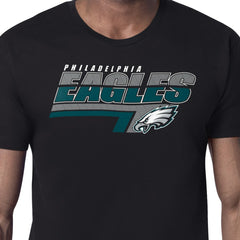Philadelphia Eagles Starter Logo Push Graphic T-Shirt - Black on sale