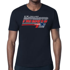 New England Patriots Starter Logo Push Graphic T-Shirt - Navy outlet