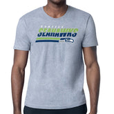 Seattle Seahawks Starter Logo Push Graphic T-Shirt - Heather Gray outlet