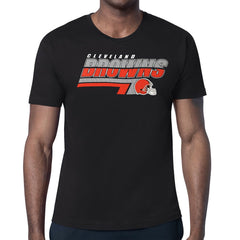 Cleveland Browns Starter Logo Push Graphic T-Shirt - Black on sale