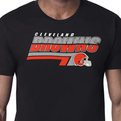 Cleveland Browns Starter Logo Push Graphic T-Shirt - Black on sale