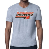 Cleveland Browns Starter Logo Push Graphic T-Shirt - Heather Gray on sale