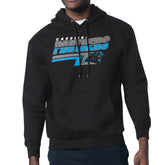Carolina Panthers Starter Logo Push Graphic Hoodie - Black on sale