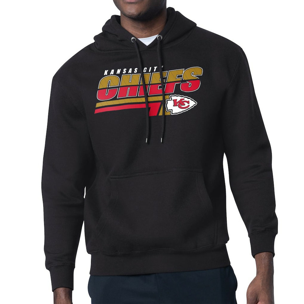Kansas City Chiefs Starter Logo Push Graphic Hoodie - Black for sale