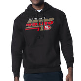 San Francisco 49ers Starter Logo Push Graphic Hoodie - Black outlet