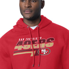 San Francisco 49ers Starter Logo Push Graphic Hoodie - Scarlet for sale