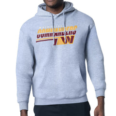 Washington Commanders Starter Logo Push Graphic Hoodie - Heather Gray online