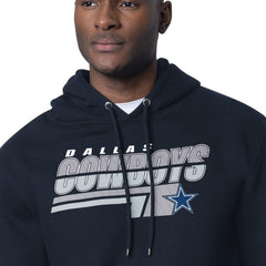 Dallas Cowboys Starter Logo Push Graphic Hoodie - Navy cheap