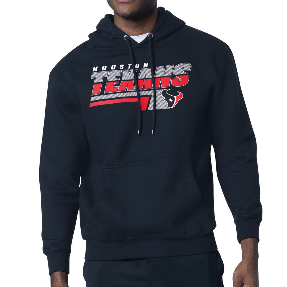 Houston Texans Starter Logo Push Graphic Hoodie - Navy discount