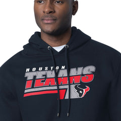 Houston Texans Starter Logo Push Graphic Hoodie - Navy discount