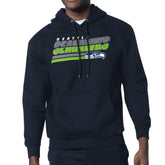Seattle Seahawks Starter Logo Push Graphic Hoodie - College Navy cheap