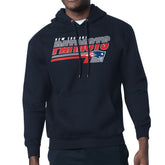 New England Patriots Starter Logo Push Graphic Hoodie - Navy outlet