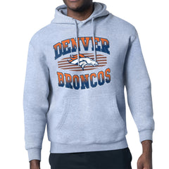 Denver Broncos Starter Team Grit Graphic Hoodie - Heather Gray for sale