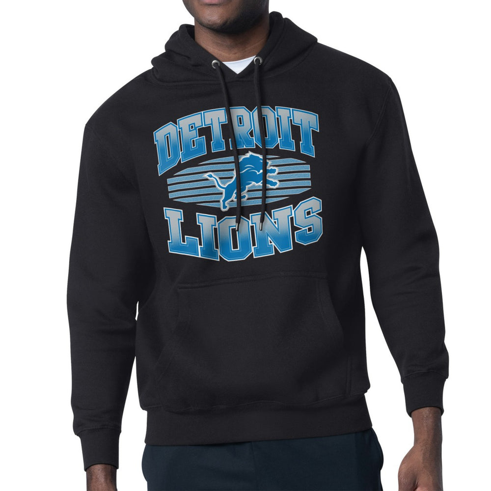 Detroit Lions Starter Team Grit Graphic Hoodie - Black discount