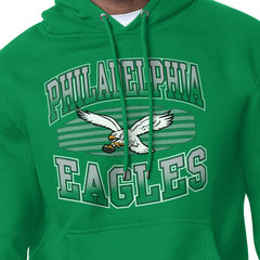 Philadelphia Eagles Starter Team Grit Graphic Hoodie - Kelly Green cheap