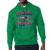 New England Patriots Starter Team Grit Graphic Hoodie - Kelly Green on sale