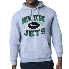 New York Jets Starter Team Grit Graphic Hoodie - Heather Gray outlet